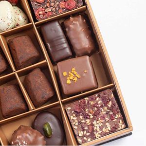 Coffret chocolat Yves Thuriès, double meilleur ouvrier de France